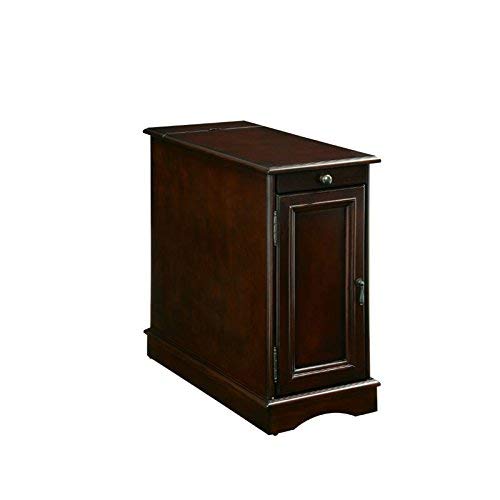 Furniture of America Daren I Storage End Table in Cherry