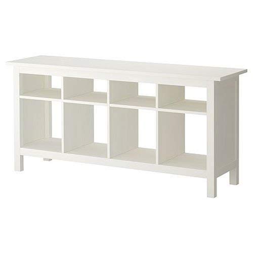 Ikea Hemnes Sofa Table White Satin Solid Pine