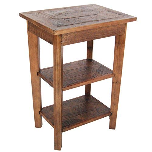 Alaterre Furniture Revive - Reclaimed 2 Shelf End Table - Natural