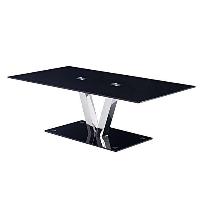 Global Furniture USA T655CT-Global Furniture Piece Coffee Table Black, 18