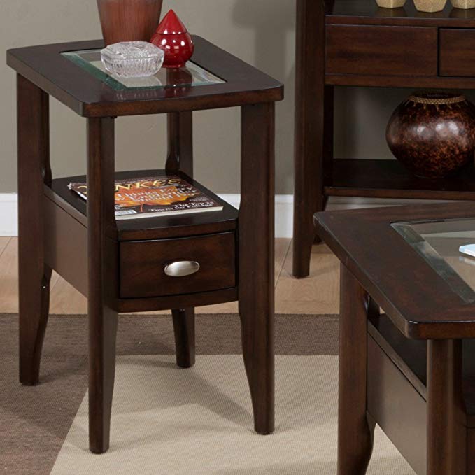 Jofran Montego Chairside Table - Montego Merlot