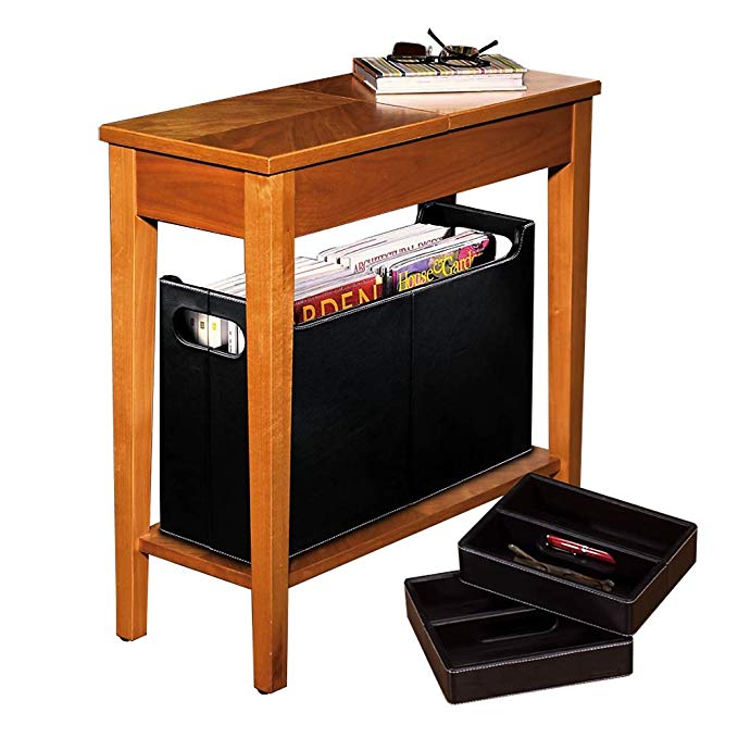 Levenger No-Room-for-a-Table with Baskets-NAT. Cherry (FA2600 CH)