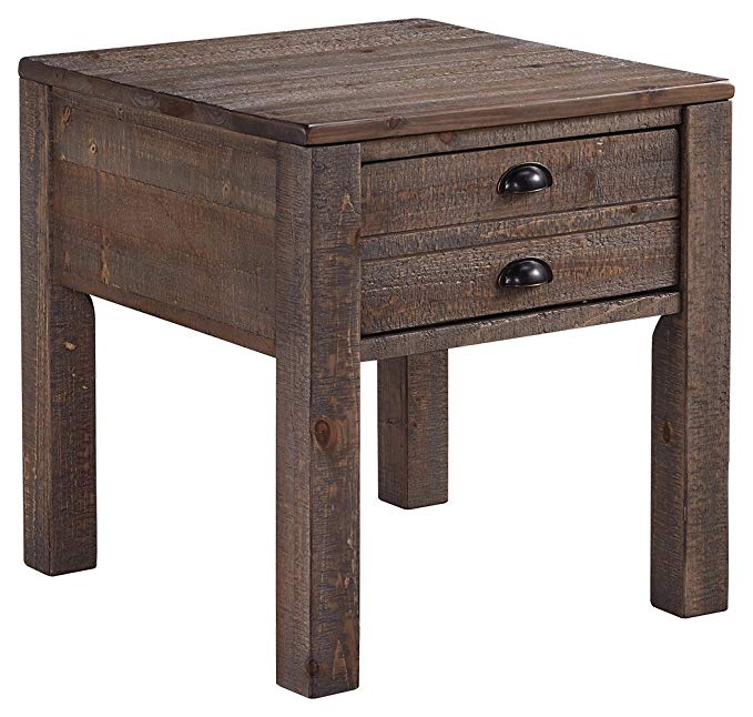 Signature Design by Ashley T878-3 Keeblen End Table, Grayish Brown