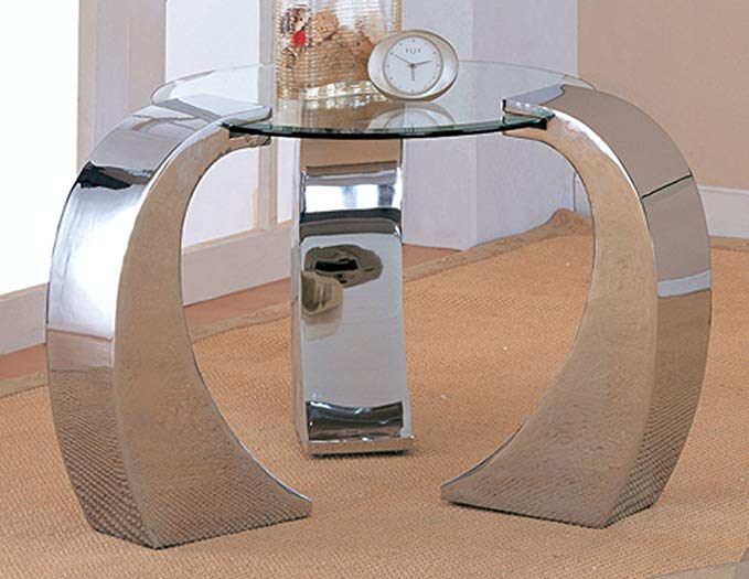 Custer Contemporary Round End Table