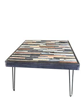 Beautiful Mosaic Coffee Table with Hairpin legs. 30