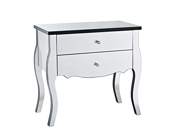 Powell Company Mirrored 2-Drawer Console