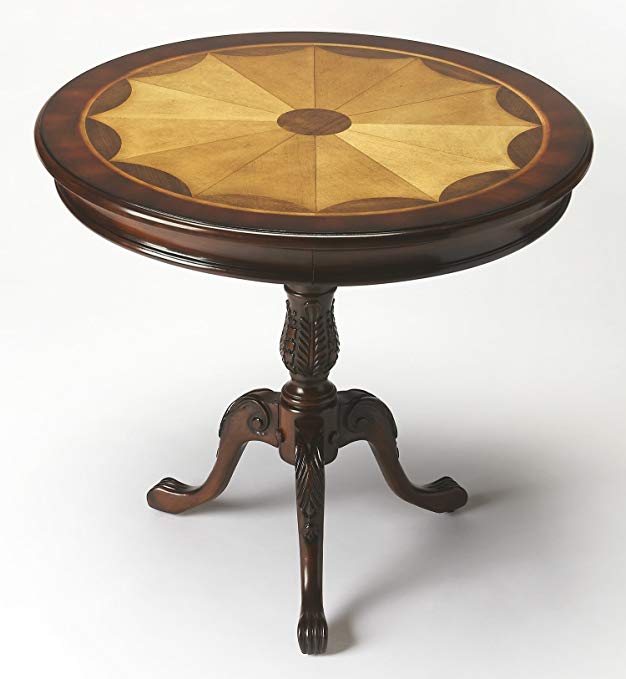 Accent Table - Rutherford Pedestal Table - Round Table - Accent Table - Foyer Table