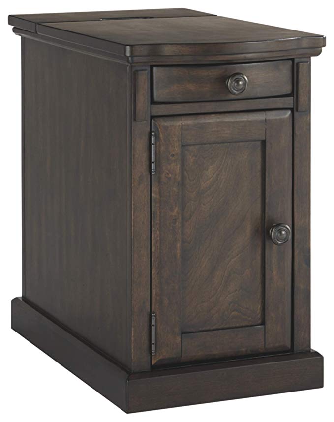 Signature Design by Ashley T127-397 Laflorn Chairside End Table, Warm Brown