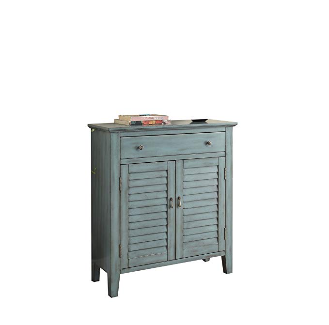 Acme Furniture Acme 97247 Winchell Console Table, Antique Blue, One Size