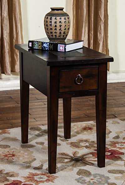 Sunny Designs Santa Fe End Table in Dark Chocolate