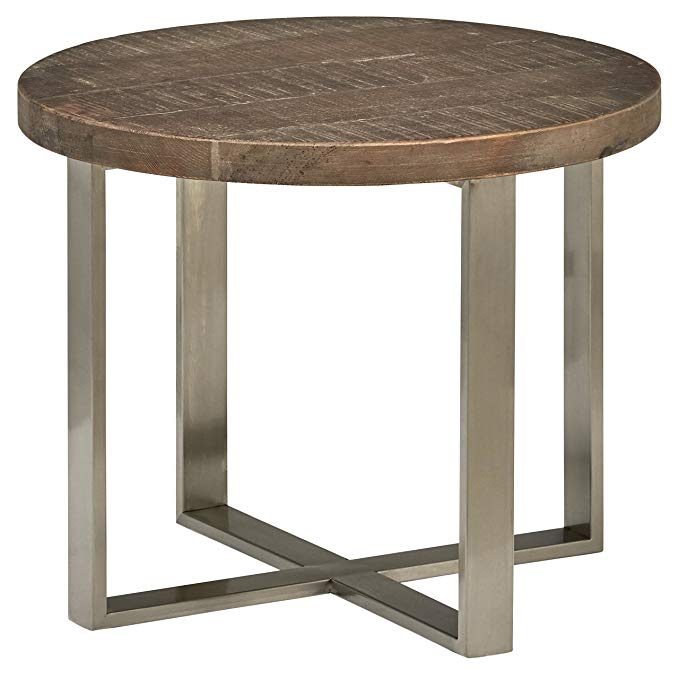 Stone & Beam Culver Reclaimed Wood Side Table, 23.6