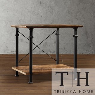 Tribecca Home Myra Vintage Industrial Modern Rustic End Table