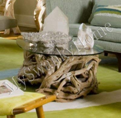 Luxe Designer DRIFTWOOD Cocktail COFFEE TABLE Beach 36