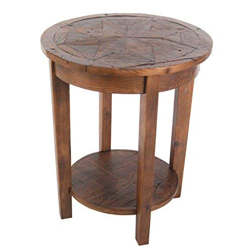 Alaterre Furniture Revive - Reclaimed Round End Table - Natural