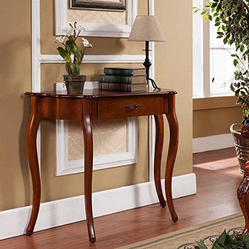 All Things Cedar HR116 Curved Console Table, Cherry