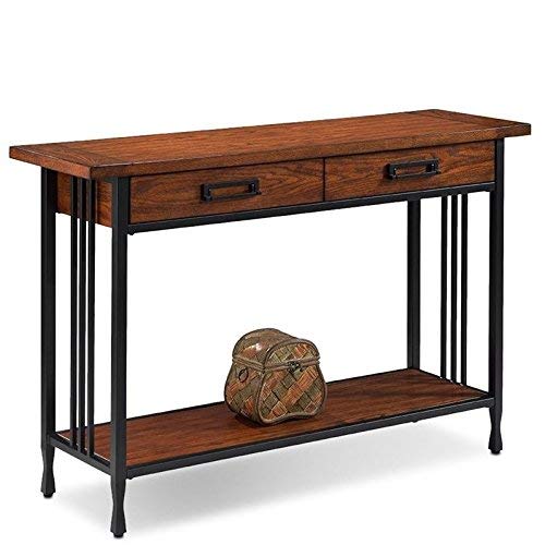 Bowery Hill Console Table in Burnished Oak