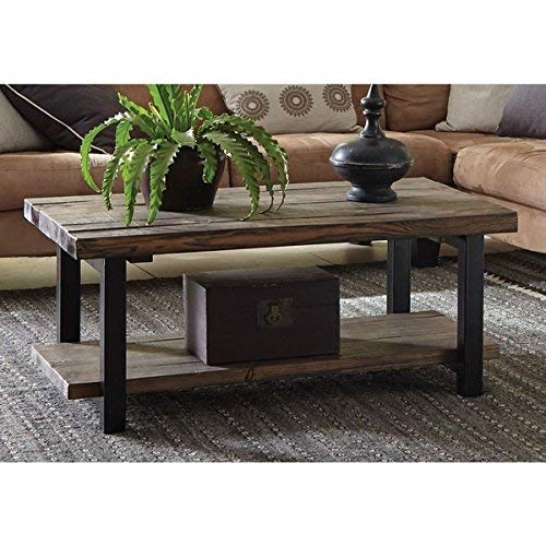 Alaterre Pomona Reclaimed Wood and Metal 42-inch Coffee Table