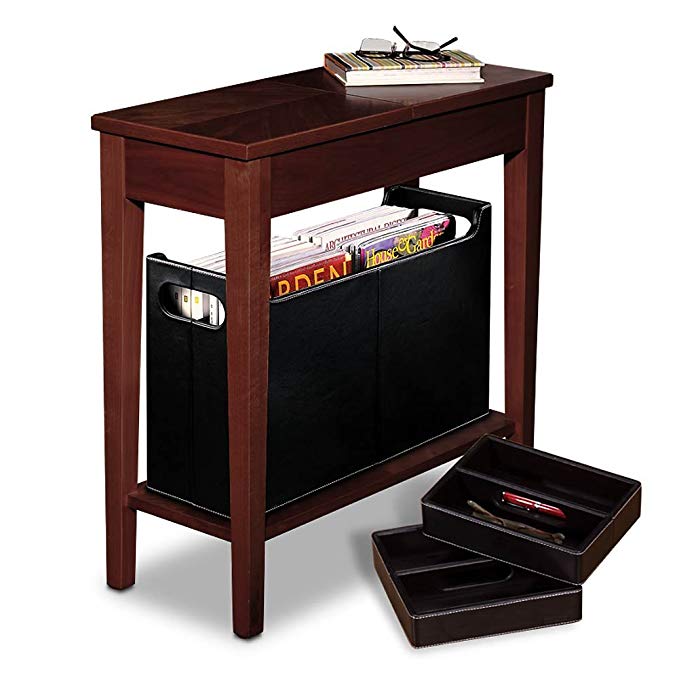 Levenger No-Room-for-a-Table with Baskets-Dark Cherry (FA2600 DC)