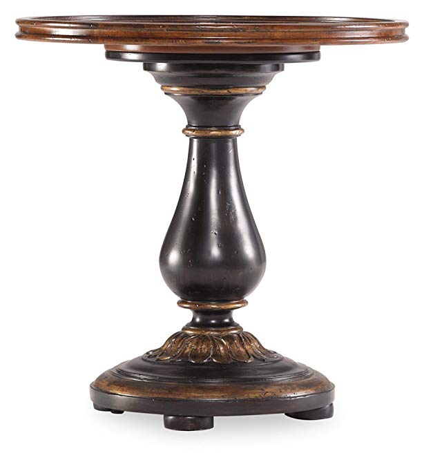 Hooker Furniture Grandover Round Pedestal End Table