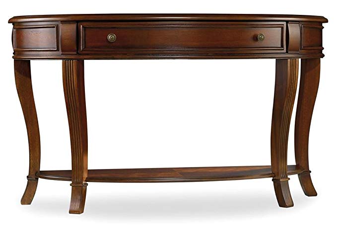 Hooker Furniture Brookhaven Freeform Sofa Table in Clear Cherry