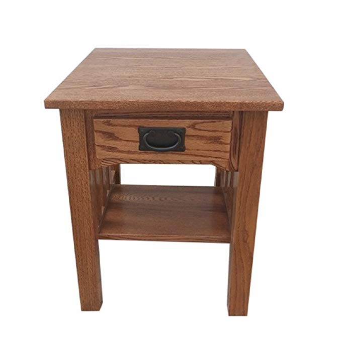 Mission End Table Side Table Solid Oak Made By Amish Craftsmen