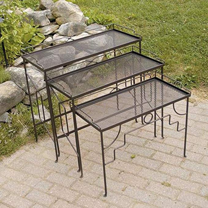 Rectangular Nesting Tables, 3 Pc