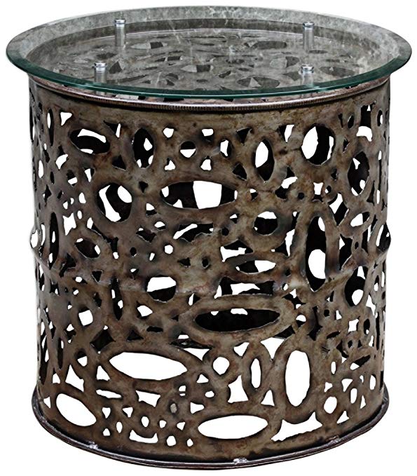 24 in. Industrial Accent Table