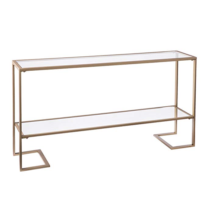 Furniture HotSpot - Metal Skinny Console Table (52x29)