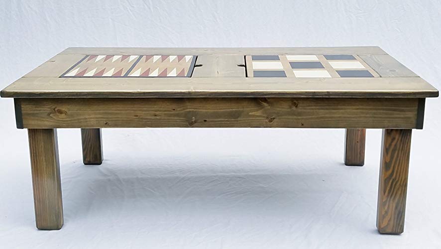 Coffee Table, Game Table Features 4 Games, Indoor or Outdoor