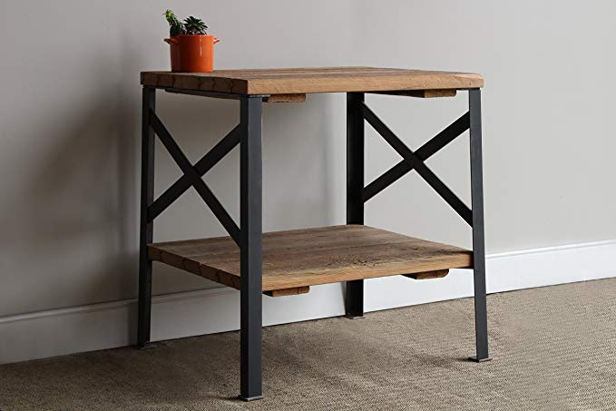 Reclaimed Wood End Table, Amish Handcrafted in Lancaster County, PA | by Urban Legacy